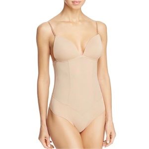 Refined Convertible Low Back Backless Thong Bodysuit